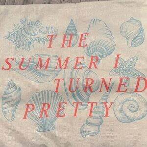 The summer I turned pretty 18 x 18 pillow cover